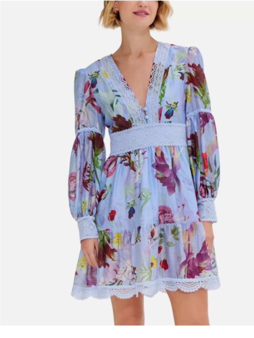 PatBo long Sleeve Fully lined Brand New Dress - size 10 - lined